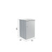 category Biohort | ContainerBox Alex Variant 1.2 | Zijwanden Zilver-Metallic en Dak Kwartsgrijs-Metallic 261358-01